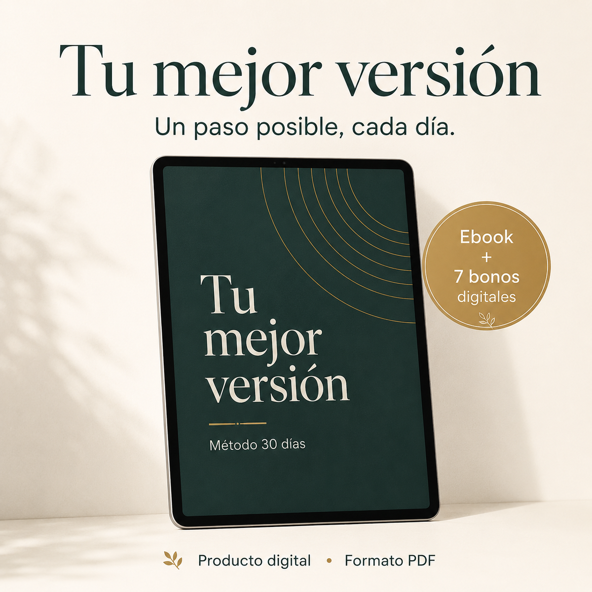 Tu Mejor Versión – Método de 30 Días para Crear Hábitos
